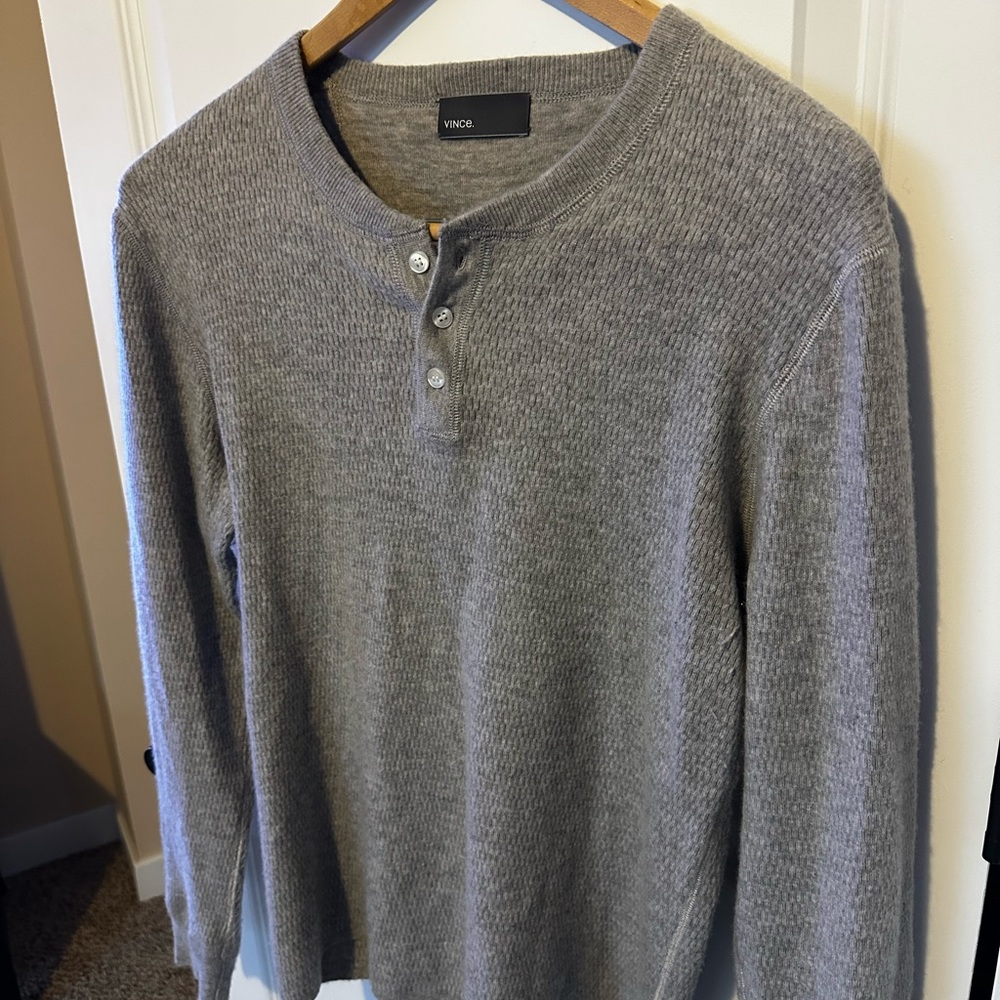 Vince Buttoned Sweater
